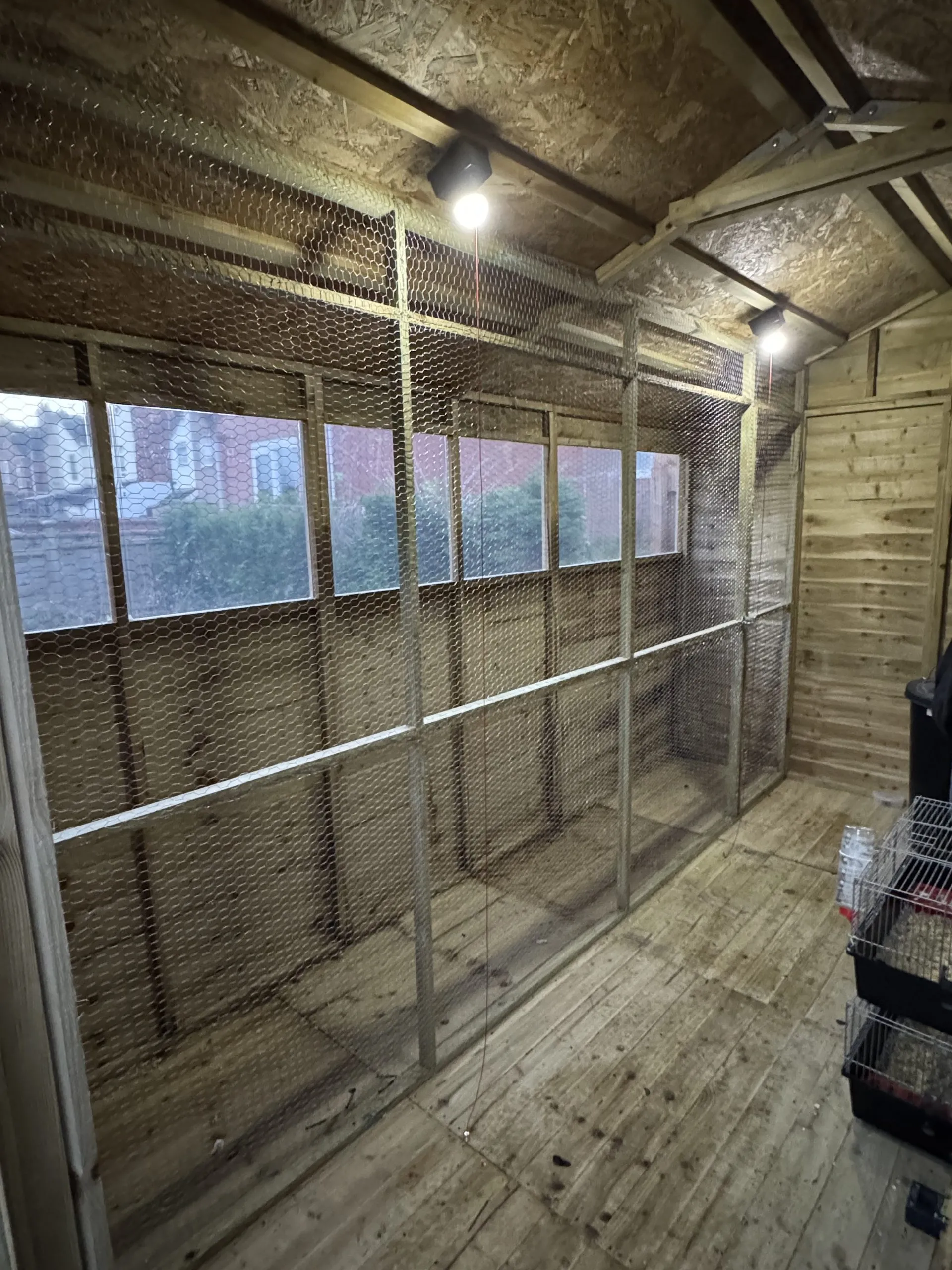 Timber cladding and fence panelling built by our carpentry team