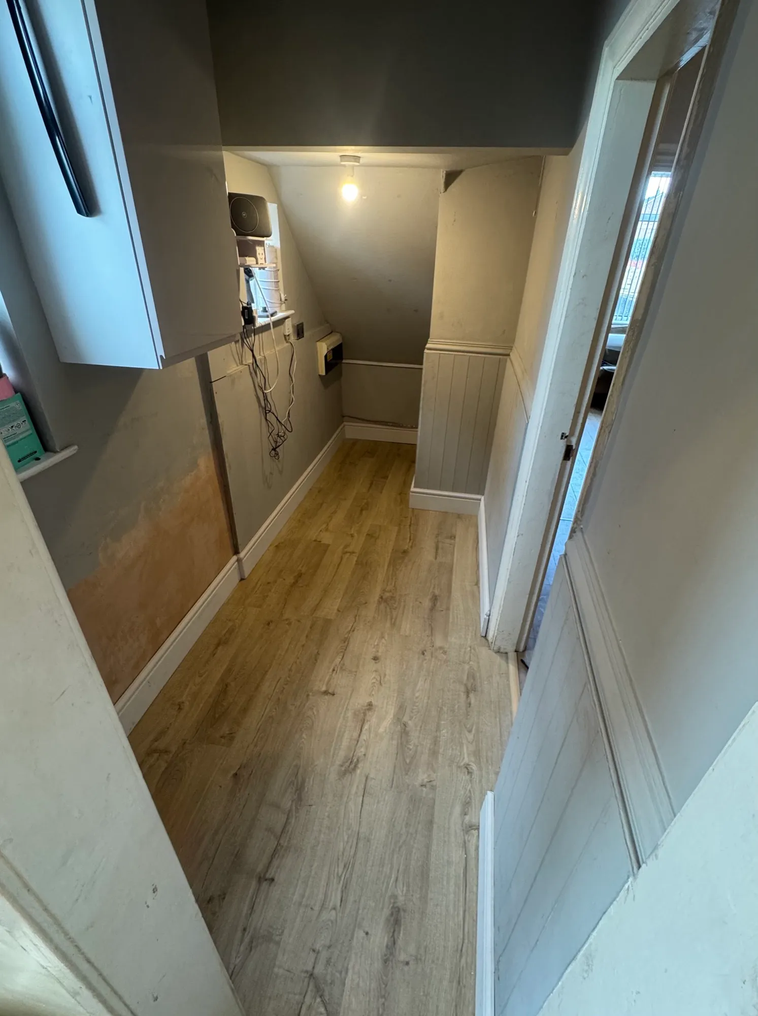 New flooring laid in a Swadlincote home