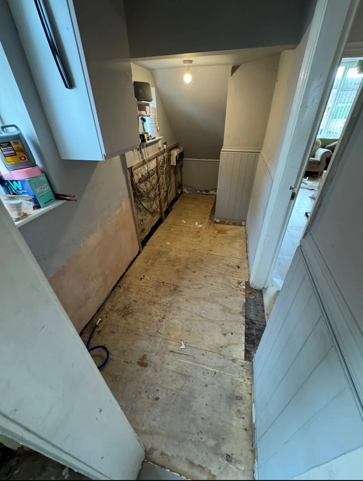 Room prepared and cleared ready for the new flooring