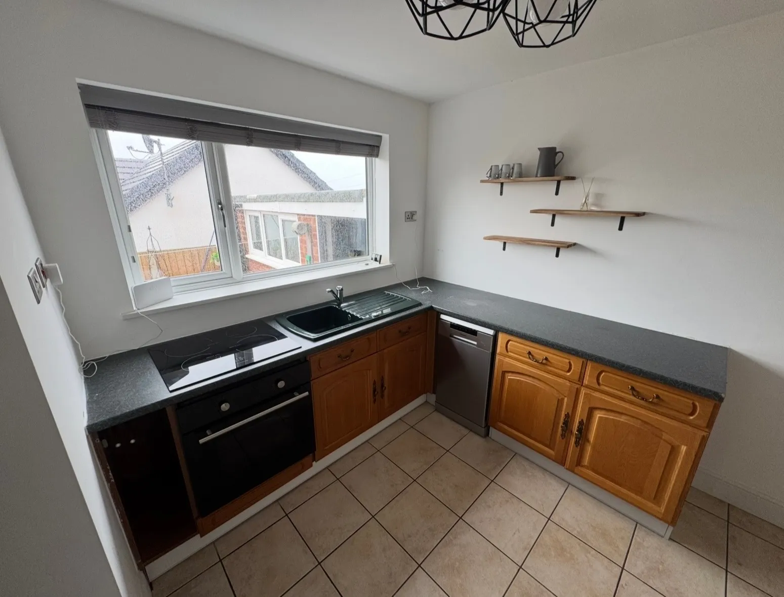 Kitchen in Swadlincote before the worktop was replaced