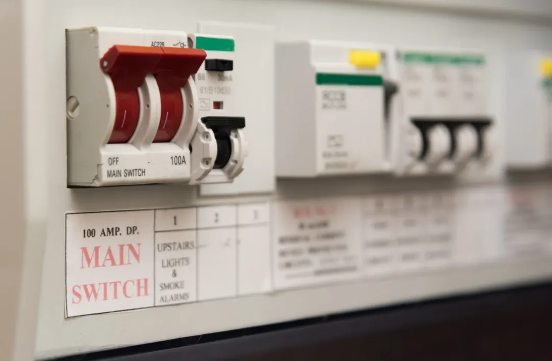 Electrical meters and isolation valves in a property